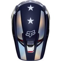 Fox Motocross Helm V3 Prey [weiss/Rd/Blu]