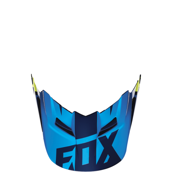 Fox Mx16 V1 Helm Visier-Race [Blu/Ylw]