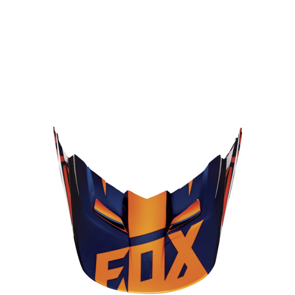 Fox Mx16 V1 Helm Visier-Race [Org/Blu]