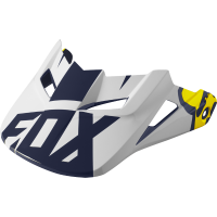 Fox Mx16 V1 Helm Visier-Race Se [Wht/Ylw]