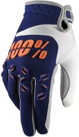 100% Airmatic Handschuhe Blau/Orange