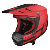 Scott Motocross Helm 350 EVO Plus Team rot/schwarz