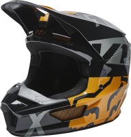 Fox V1 Skew Helm, [schwarz/Gld]