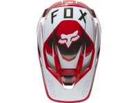 Fox V3 Rs Mirer Helm, [Flo rot]