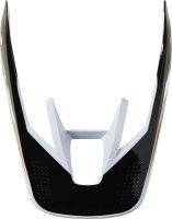 Fox V3 Rs Helm Visier - Mirer [Wht/Blk]