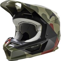 Fox V1 BNKR Motocross Helm, [GRN CAM]