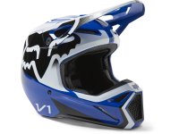 Fox V1 Leed Motocross Helm Dot/Ece blau