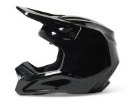 Fox V1 Motocross Helm Solid Dot/Ece schwarz
