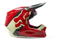 Fox V1 Xpozr Motocross Helm Dot/Ece neon rot