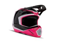 Fox V1 Nitro Motocross Helm schwarz/pink