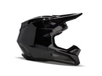 Fox V1 Solid Motocross Helm schwarz