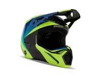 Fox V1 Streak Motocross Helm schwarz/gelb
