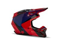 Fox V1 Streak Motocross Helm Flo rot