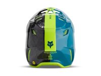 Fox V3 Rs Optical Motocross Helm M Blu
