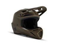 Fox V3 Solid Motocross Helm Dirt