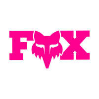 Fox Aufkleber 3" Pnk