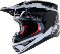 Alpinestars Motocross Helm Sm10 Amp schwarz/W