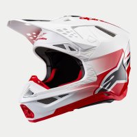 Alpinestars Motocross Helm Sm10 Unit Rd/W
