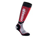 Alpinestars Socken Mx Plus Blk/Red/Gy