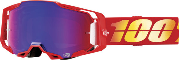 100percent Armega Brille Nuketown - verspiegelt rot/blau Glas