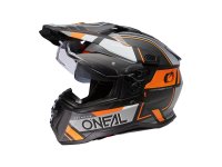 Oneal D-Srs Helm Square schwarz/grau/orange