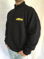 TTW-Offroad Pullover mit Kragen Schwarz