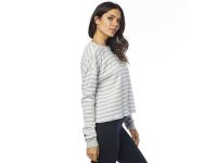 Fox Top Striped Out Ls Thermal Crop