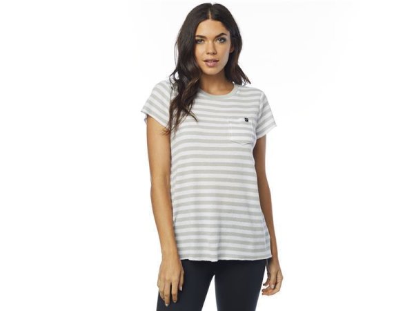 Fox Top Striped Out Ss Crew